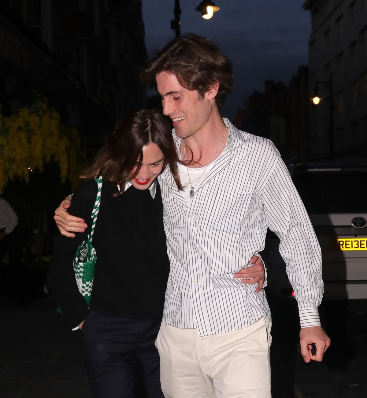 ALEXA CHUNG and Orson Fry at Scott’s in London 06/05/2021 – HawtCelebs