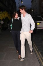 ALEXA CHUNG and Orson Fry at Scott