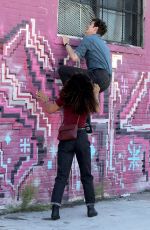 ALEXANDRA SHIPP on the Set of Tick, Tick... Boom! in New York 06/16/2021
