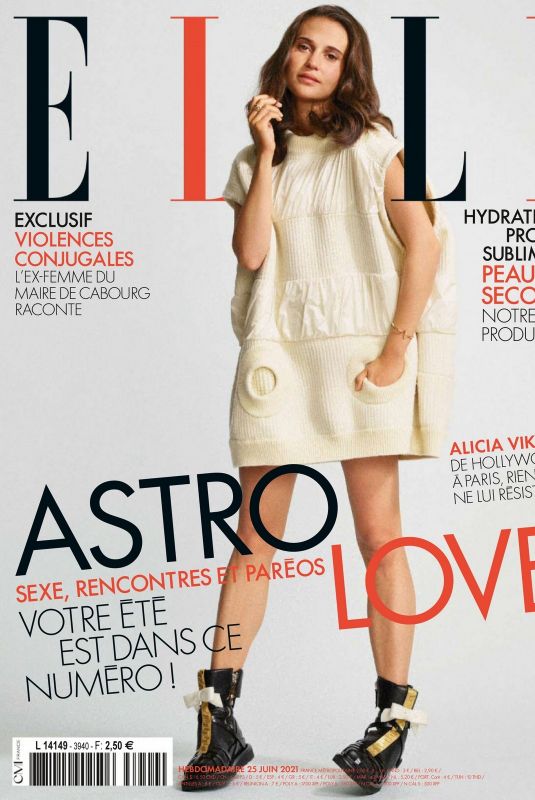ALICIA VIKANDER in Elle Magazine, France June 2021