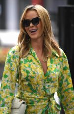 AMANDA HOLDEN Arrives at Global Radio in London 06/11/2021