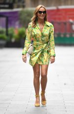 AMANDA HOLDEN Arrives at Global Radio in London 06/11/2021