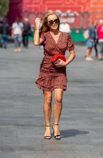 AMANDA HOLDEN Arrivevs at Global Radio in London 06/07/2021