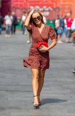 AMANDA HOLDEN Arrivevs at Global Radio in London 06/07/2021