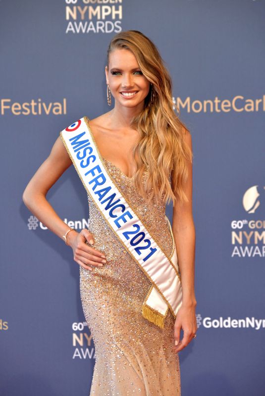 AMANDINE PETIT at 60th Monte Carlo TV Festival Closing Ceremony 06/22/2021