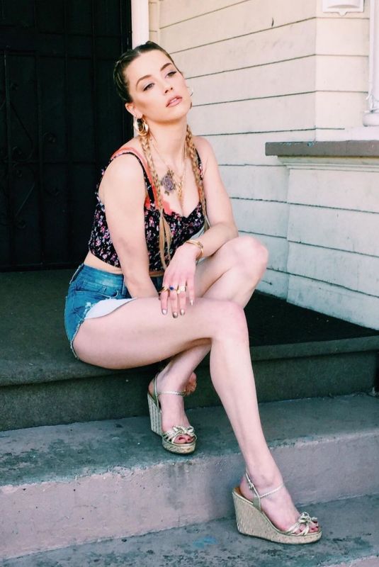 AMBER HEARD at a Photshoot, 2021