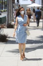 AMBER MARTINEZ Out Shopping on Rodeo Drive in Beverly Hills 06/06/2021