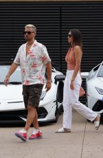 AMELIA HAMLIN and Scott Disick at Nobu in Los Angeles 06/27/2021