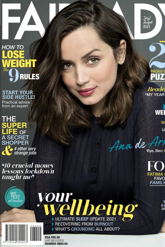 ANA DE ARMAS in Fairlady Magazine, July 2021