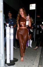 ANASTASIA KARANIKOLAOU Arrives at Poppy in West Hollywood 06/04/2021