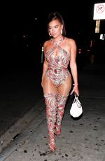 ANASTASIA KARANIKOLAOU at Petite Taqueria in West Hollywood 06/05/2021