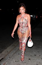 ANASTASIA KARANIKOLAOU at Petite Taqueria in West Hollywood 06/05/2021