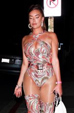 ANASTASIA KARANIKOLAOU at Petite Taqueria in West Hollywood 06/05/2021
