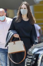 ANGELINA JOLIE Gets a Private Tour of The Brooklyn Museum 06/10/2021