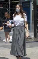 ANGELINA JOLIE Out and About in New York 06/07/2021