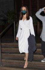 ANGELINA JOLIE Out for Dinner in Los Angeles 06/21/2021