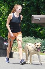ANNA OSCEOLA Out with Her Dog in Los Feliz 06/15/2021