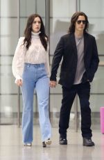 ANNE HATHAWAY and Jared Leto on the Set of WeCrashed in New York 06/07/2021