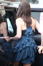 ANNE HATHAWAY Heading on the Set of WeCrashed in New York 06/25/2021