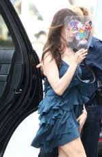 ANNE HATHAWAY Heading on the Set of WeCrashed in New York 06/25/2021