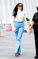 ANNE HATHAWAY on the Set of Wecrashed in New York 06/07/2021