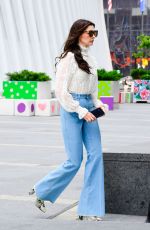 ANNE HATHAWAY on the Set of Wecrashed in New York 06/07/2021