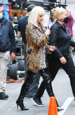 ANNE HATHAWAY on the Set of WeCrashed in New York 06/11/2021