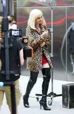 ANNE HATHAWAY on the Set of WeCrashed in New York 06/11/2021