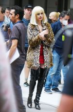 ANNE HATHAWAY on the Set of WeCrashed in New York 06/11/2021