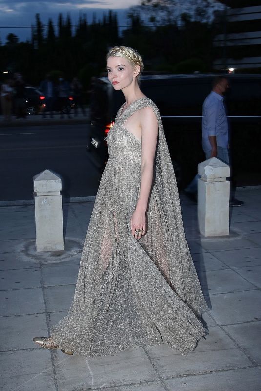 ANYA TAYLOR-JOY Arrives at Christian Dior Fashion Show in Athens 06/17/2021