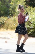 ARIANA MADIX Leaves Tom Schwartz Home in Los Angeles 06/18/2021