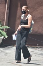 ASHLEE SIMPSON at a School in Studio City 06/08/2021