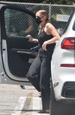 ASHLEE SIMPSON at a School in Studio City 06/08/2021