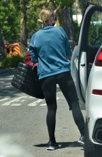 ASHLEE SIMPSON Leaves a Gym in Los Angeles 06/14/2021
