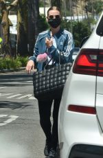 ASHLEE SIMPSON Leaves a Gym in Los Angeles 06/14/2021