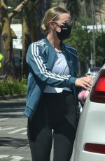 ASHLEE SIMPSON Leaves a Gym in Los Angeles 06/14/2021
