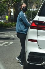 ASHLEE SIMPSON Leaves a Gym in Los Angeles 06/14/2021