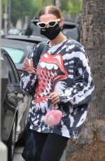 ASHLEE SIMPSON Out in Studio City 06/07/2021
