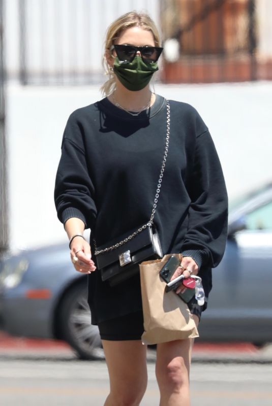 ASHLEY BENSON Out and About in West Hollywood 06/02/2021