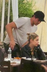 ASHLEY BENSON Out with Friends at Saddle Ranch in Hollywood 06/11/2021 