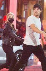 ASHLEY BENSON Out with Friends at Saddle Ranch in Hollywood 06/11/2021 