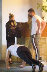 ASHLEY BENSON Out with Friends at Saddle Ranch in Hollywood 06/11/2021 