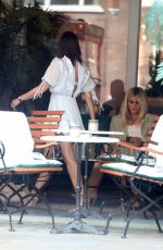 ASHLEY ROBERTS and JANETTE MANRARA Out for Lunch in London 06/24/2021