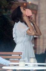 ASHLEY ROBERTS and JANETTE MANRARA Out for Lunch in London 06/24/2021