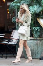 ASHLEY ROBERTS and JANETTE MANRARA Out for Lunch in London 06/24/2021