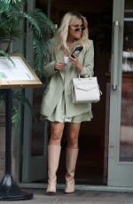 ASHLEY ROBERTS and JANETTE MANRARA Out for Lunch in London 06/24/2021
