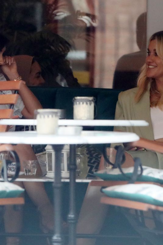 ASHLEY ROBERTS and JANETTE MANRARA Out for Lunch in London 06/24/2021