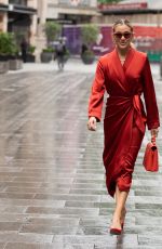 ASHLEY ROBERTS Arrives at Global Radio in London 06/29/2021