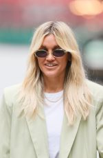 ASHLEY ROBERTS Arrives at Heart Radio in London 06/30/2021