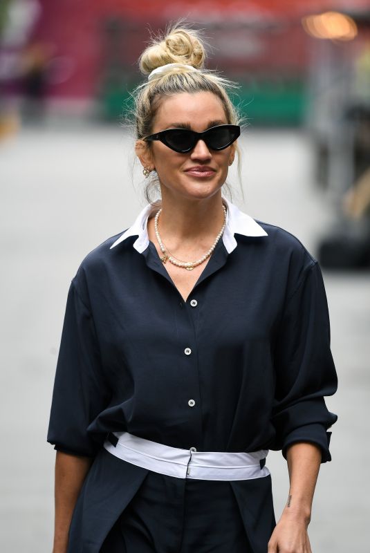 ASHLEY ROBERTS at Global Radio Studios in London 06/22/2021